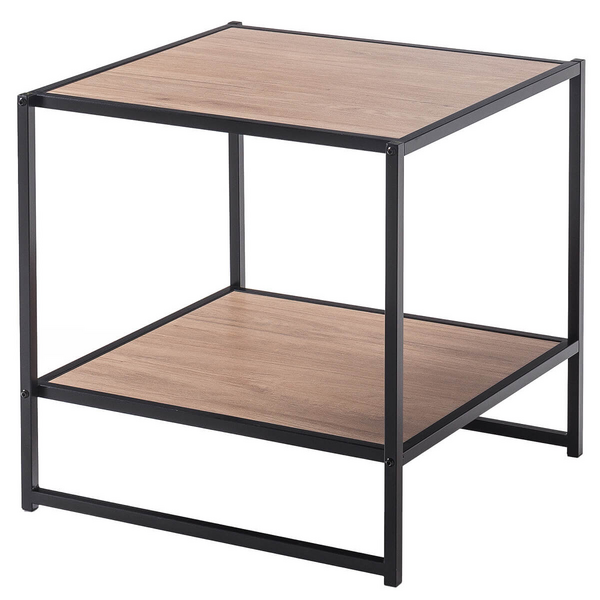 Zinus Wood Modern Studio Bedside Table Set of 2 Brown AU-COMBOB
