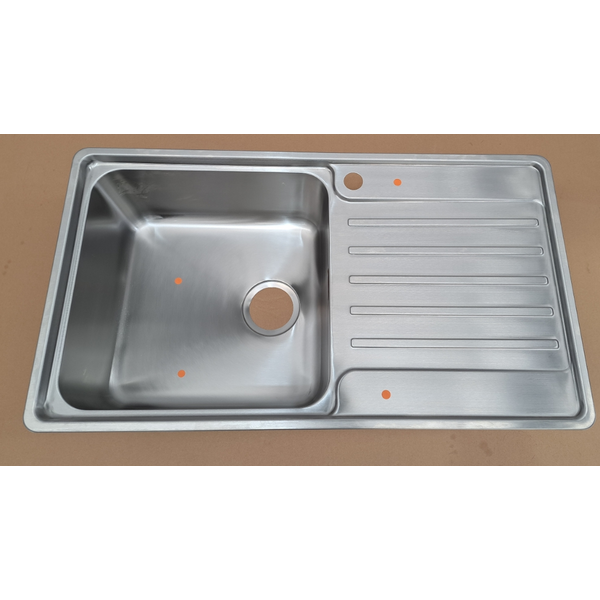 Franke Bell Single Bowl Sink with Right Hand Drainer BCX611RHD