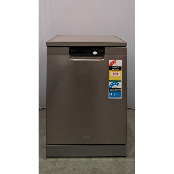 Haier 60cm 300 Series Freestanding Dishwasher Satina HDW13F0S1