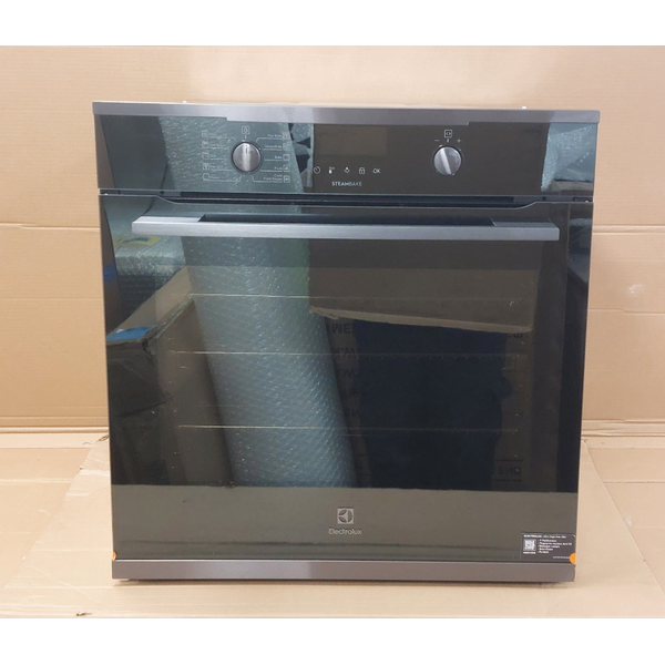 Electrolux 60cm Pyrolytic Dark Stainless Steel Oven with SteamBake EVEP614DSE