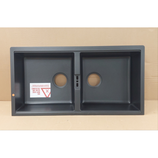Abey Schock Horizont Double Bowl Undermount Sink N200UB