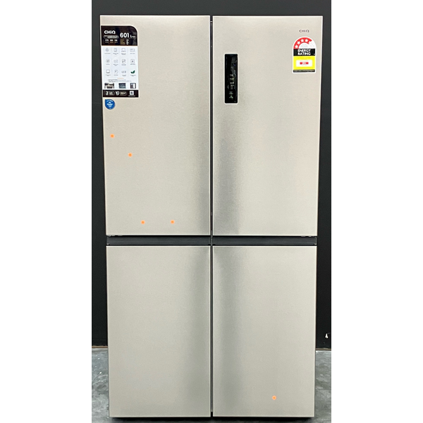 CHiQ 601L French Door Fridge Silver CCD596NS