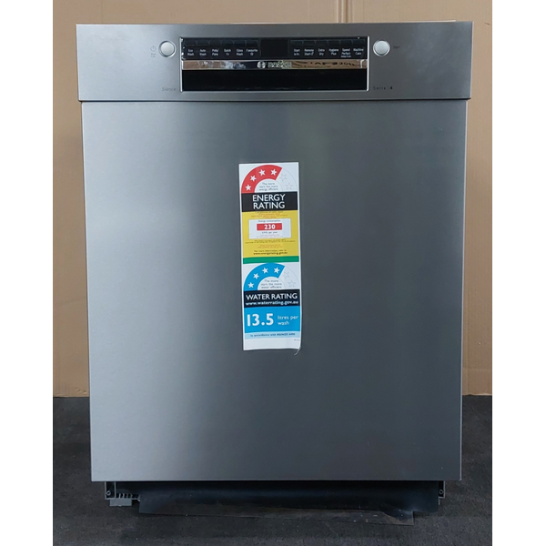 Bosch 60cm Series 4 Built Under Stainless Steel Dishwasher SMU4HTS01A