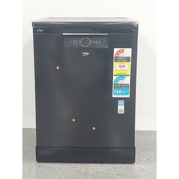 Beko 60cm Freestanding Dishwasher 14 Place Black BDFB1430B