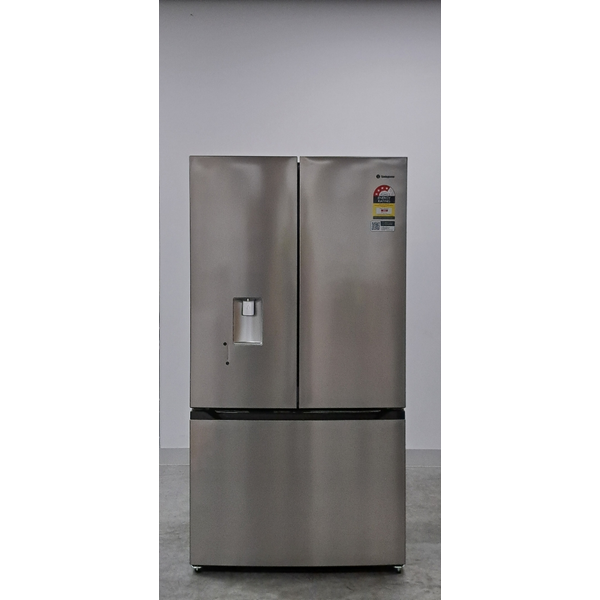 Westinghouse 565L French Door Refrigerator with In-Door Water Dispenser and Automatic Ice Maker Stainless Look WHE5650SD