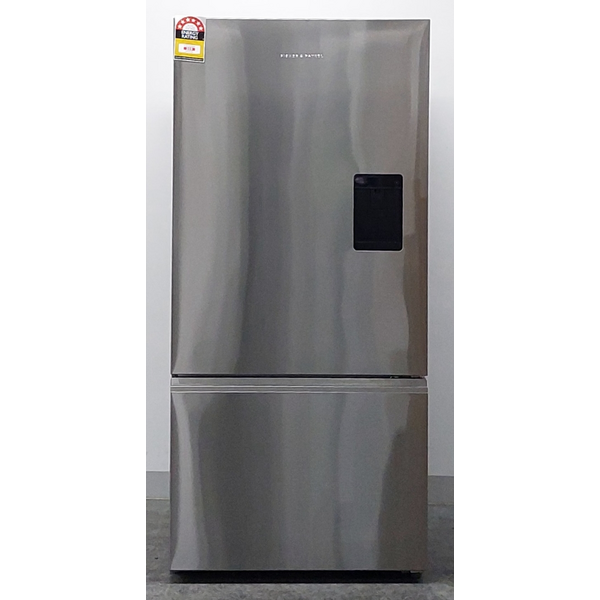 Fisher & Paykel Series 5 515L Bottom Mount Fridge with Ice and Water Stainless Steel Right Hinge RF505BRNUX1